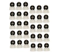 FONDOTIN 30pcs Fluorescent Lamp Sockets Replacement Tombstones Compatible with LED Tubes High-temperature Resistant Abs Material Easy Installation Fluorescent Light Tube Random Color