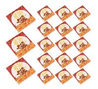 FONDOTIN 30pcs Fortune God Themed Self Adhesive Memo Pads for Year Holiday Cute Cartoon Sticky Reminders with Strong Adhesive Portable Notepads for Teacher Student Home and Office Use
