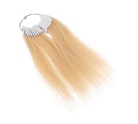 FONDOTIN 30pcs Hair Testing Kit Hair Sample Rings for Dyeing Charts for Practice