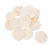 FONDOTIN 30pcs Loofah Cleansing Wipes Scrubs Loofah Sponge Pad Face Cleaning Scrub Pad Loofah Scrub Sponge Face Exfoliator for Gentle Beige