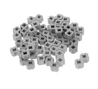 FONDOTIN 30pcs Mini Building Blocks Realistic Brick Models for Handmade Layout Decors Compact Miniature House Kit for Craft Model Making Educational to Develop Fine Motor Skills and
