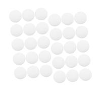 FONDOTIN 30pcs Multi-Purpose Steamer Liners Silicone Steamer Inserts Dim Sum Mesh Pad Pressure Cooker Liners Non-Stick Dumpling Baking Pastry Mat Bamboo Mesh Mat White