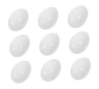 FONDOTIN 30pcs Simulated Pigeon Eggs Induced Fake Eggs Nest Hatching for Pigeons