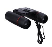 FONDOTIN 30x60 Mini Binoculars Compact Powerful Outdoor Binocular for Hiking and Bird Watching Small Black High Magnification for Travel and Concerts