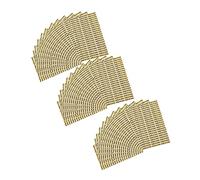FONDOTIN 3500pcs Transparent Pet Self Adhesive Labels Packaging Stickers Made in China Permanent Adhesive Yellow Retail Stickers for Store Importer and Packaging Use