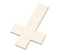 FONDOTIN 36pcs Smooth Wooden Cross Cutouts for Crafts DIY Art Projects and Creativity Lightweight Wood Pieces for Painting Home Decoration Easter and Christian Themed Handcrafts
