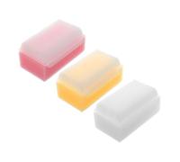 FONDOTIN 3pcs Bath Sponge Brush Soft Sensory Scalp Scrub Brushes Gentle Hair and Body Massage for Newborns Safe for Sensitive Skin and Sensory Training