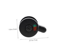 FONDOTIN 3pcs Bathroom Door Lock Indicator Keyless Privacy Bolt Lock with Vacant Occupied Sign for Restroom Toilet Black and Reliable