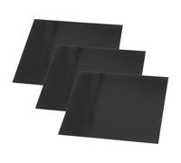 FONDOTIN 3pcs Blank Anodized Aluminum Plate Signs for Engraving Square Metal Sheet Tags for Door Office Name Plates for Crafting DIY