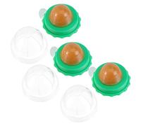 FONDOTIN 3pcs Catnip Lollipop Vitamin Catnip Pudding Pet Snack Cat Candy Healthy Cat Sweet Treats Random Flavor Suitable for Kittens and