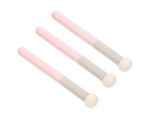 FONDOTIN 3pcs Concealer Brush Makeup Tool for Dry Wet Use for Face Makeup Application Includes Pop up Sponges for Finish