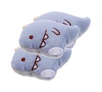 FONDOTIN 3pcs Cute Plush Catnip Interactive Cat Chew for Indoor Cats Soft Biting Stimulate Hunting Instincts Keep Engaged