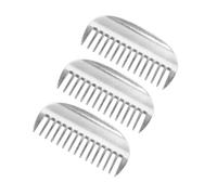 FONDOTIN 3pcs Ergonomic Detangler Brush for Cats Dogs Horses Tangle Teeth for Easy Dematting Grooming for Long Short Hair