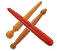 FONDOTIN 3pcs Foot Reflexology Tools Massage Sticks Wooden Massager for Body Foot Pain Relief