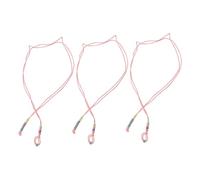 FONDOTIN 3pcs Glow the Dark Reptile Leash Durable Lizard Harness for Bearded Dragon and Gecko Walking Portable Night Safety Leash for Outdoor Pet Exploration