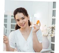 FONDOTIN 3pcs Handheld Makeup Pens with Premium Latex Sponge Heads for Dry and Wet Cosmetics Facial Foundation Applicator Brushes for Precise Blending and Smooth Coverage Orange Color