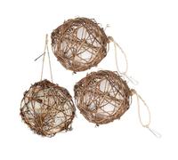 FONDOTIN 3pcs Hummingbird Nesting Material Holder Refillable Bird Nesting Station for Wild Birds Outdoor Humming Bird House Material