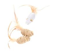 FONDOTIN 3pcs Interactive Mouse Shaped Cat Toys for Indoor Cats Engaging Teething Playthings to Keep Kittens Active and Entertained