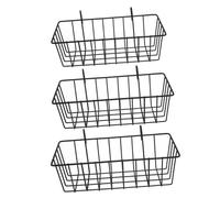 FONDOTIN 3pcs Iron Hanging Hay Racks Rabbit Feeding Holder Cage Mount Hay Feeder for Guinea Pigs Hamsters Chinchillas Small Animals