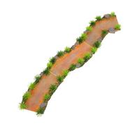 FONDOTIN 3pcs Mini Resin Stone Walkway and Curved Bridge Aquarium Scenery Decorations for Fish Tank Micro Landscape with Multilayered Design and Natural Charm