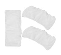 FONDOTIN 3pcs Xxl Bird Cage Cover Mesh Netting for Parakeet Budgie Canary, Adjustable Barrier Sleeve Fits 150-220cm round Square Cages, White Protective Bird Habitat Dust and Splash Guard