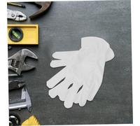 FONDOTIN 4 Pairs Antistatic Microfiber Hand Gloves for Jewelry Watches Optical Lenses Cleaning and Etiquette Performances Breathable White Hand Protectors for Delicate Item Handling and