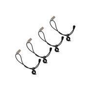 FONDOTIN 4 Pcs Nylon Photography Background Clips, Multi-functional Elastic Clamps for Photos and Background Plates, Windproof Design Clean Contemporary Look for Multiple Scenes