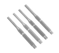 FONDOTIN 4 Pcs Stainless Steel Roll Pin Punch Set Reverse-Taper Tips Hand Pin Remover Tool for Jewelers Watchmakers Engineers and Carpenters Repair