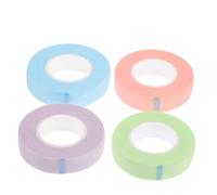 FONDOTIN 4 Rolls Eyelash Isolation Tape for Sensitive Skin Breathable -grade Eyelid Strips with Strong Adhesive Easy Tear and Cut Professional Makeup Salon Use and Individual