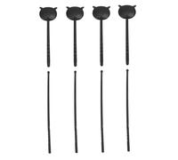 FONDOTIN 4 Sets Eye Occluder Test Tool with Non-Skid Abs Eye Shields and Examination Pointers for Vision Screening at Home School and Clinics