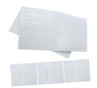 FONDOTIN 4 Sheets Reflective Aluminum Insulation Barrier for Beehives Pearl Cotton Foil Pads Heat Shield Cooling Film Reusable Lightweight Beekeeping Tool for Temperature Control