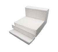 FONDOTIN 400PCS Thickened Bathroom Paper Towels White High Absorbent Toilet Tissue for Home Kitchen Shop Commercial Use Skin-friendly Natural Pulp