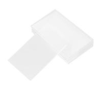 FONDOTIN 40Pcs Acrylic Blank Table Seating Cards for Wedding Reception Smooth Edges Elegant Guest Name Signs for Parties Events for Banquets and Business Talks