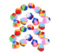 FONDOTIN 40pcs Rainbow Plush for Cats Interactive Cat Toy to and Train Your Feline Friend for Indoor Play and Reducing Biting Behavior