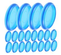 FONDOTIN 44pcs Plastic Book Binding Discs Abs Leaf Binder Rings for DIY Notepads Planners Lightweight Mushroom Discbound Expansion Discs for Home Office School Use