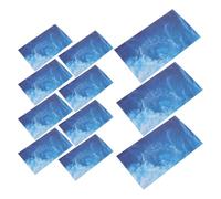 FONDOTIN 48 Sheets Self-Adhesive Paper Hole Reinforcements, Circular Binder Punch Reinforcement Stickers for School and Office, Wave Pattern, 12 Sets