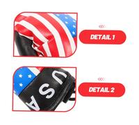 FONDOTIN 4pcs Boxing Gloves Hanging Ornament with American Flag Pattern Large Realistic Punching Gloves Pendant for Car Mirror Decoration Holiday Party and Christmas Souvenir for Boxing
