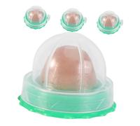 FONDOTIN 4pcs Catnip Lollipop Edible Wall Mounted Treats Fun Lickable Candy Balls for Cats and Kittens Daily Feeding and Training