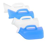 FONDOTIN 4pcs Elderly Urinal Daily Use Urine Bottles for Males and Females Portable Potty