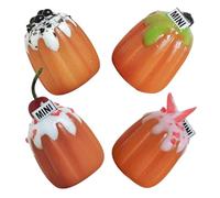 FONDOTIN 4pcs French Cake Decoration Doll House False Cake Artificial Dessert Decoration Accessories Mini Ornament Decorated Fake Tiny Fake Model Resin