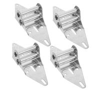 FONDOTIN 4pcs Heavy Duty Iron Garage Door Hinges for Residential Light Commercial Use Replacement Parts for Home Garage Doors with Precise Fit and Wear Resistance
