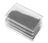 FONDOTIN 4pcs Magnetic Field Iron Filings Box for Physics Experiments, Science Teaching Instrument Medium Iron Powder Shavings, Magnetic Field Demonstration Equipment for School Science Lab