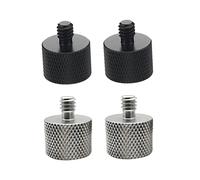 FONDOTIN 4Pcs Microphone Stand Adapter Screw Male to Female Tripod Adapter for Mic Stand Durable Lightweight and Portable for Audio Professionals