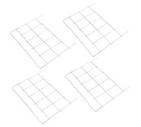 FONDOTIN 4pcs Pigeon Loft Door Replacement Iron Cage Entrance Door for Pigeons Easy to Install Secure and Design for Bird Enthusiasts and Breeders