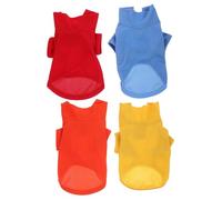 FONDOTIN 4pcs Puppy Sweatshirt Comfortable Dog Clothes for Summer Washable Pet Clothing S