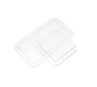 FONDOTIN 4pcs Quilting Templates Acrylic Sewing Patchwork Ruler Set Rectangular Quilting Stencils for DIY Crafts and Patchwork Quilters