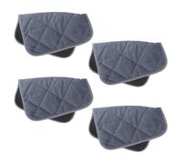 FONDOTIN 4pcs Self-heating Cat Mat for Indoor Use Soft Thermal Pet Bed with Insulation and Non-slip Base Comfortable Warming Pad for Cats for Winter and Cold Weather