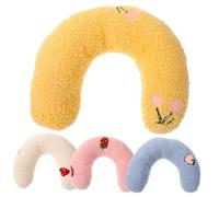 FONDOTIN 4Pcs Shaped Cat Pillow Neck for Kittens Comfortable Sleeping Pillows for Small Pets for Curling Up Beds Sofas and Kennels Calming Products for Pets