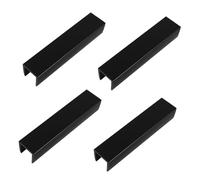 FONDOTIN 4pcs Shaped Pet Gate Reinforcement Grooves for Stairways and Doorways Easy to Install Safety Fittings for Indoor and Outdoor Use Dog Barrier Accessories