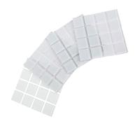 FONDOTIN 4pcs Small Animal Cooling Pad Pet Cooling Mat Crystal Material Cool Bed for Hamsters Rabbits Chinchillas Ergonomic Design